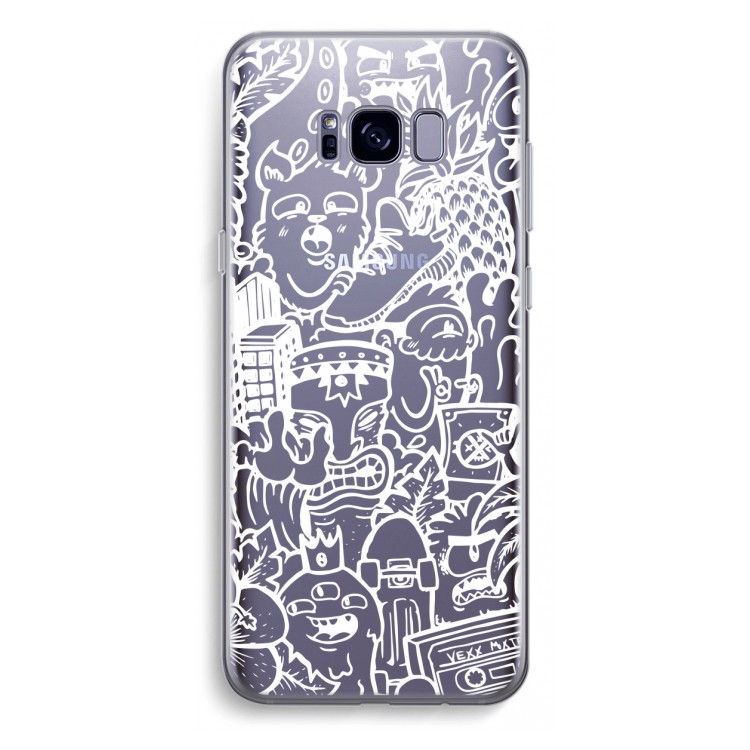 Vexx Mixtape #2: Samsung Galaxy S8 Plus Transparant Hoesje