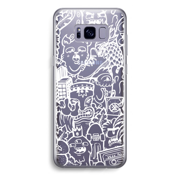 Vexx Mixtape #2: Samsung Galaxy S8 Plus Transparant Hoesje