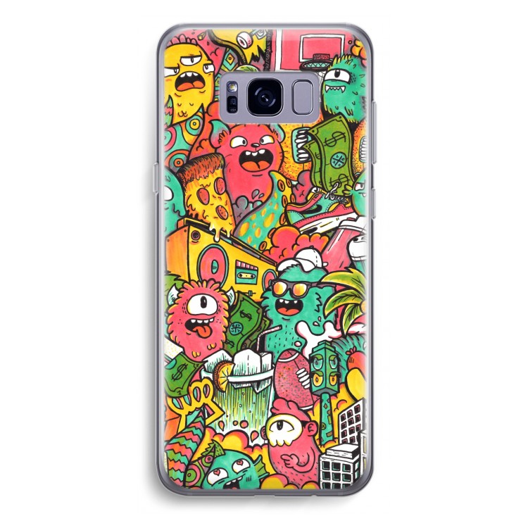 Vexx City: Samsung Galaxy S8 Plus Transparant Hoesje