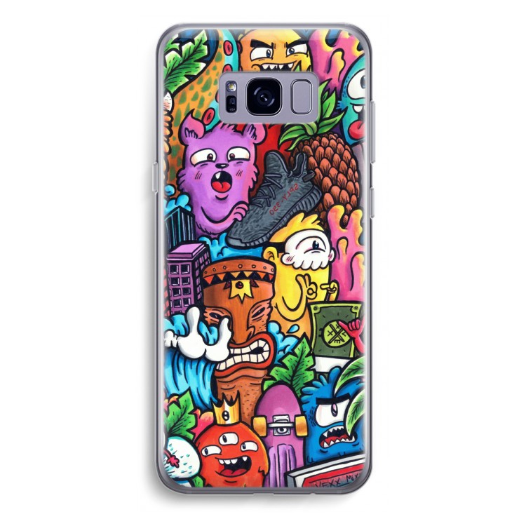 Vexx Mixtape: Samsung Galaxy S8 Plus Transparant Hoesje