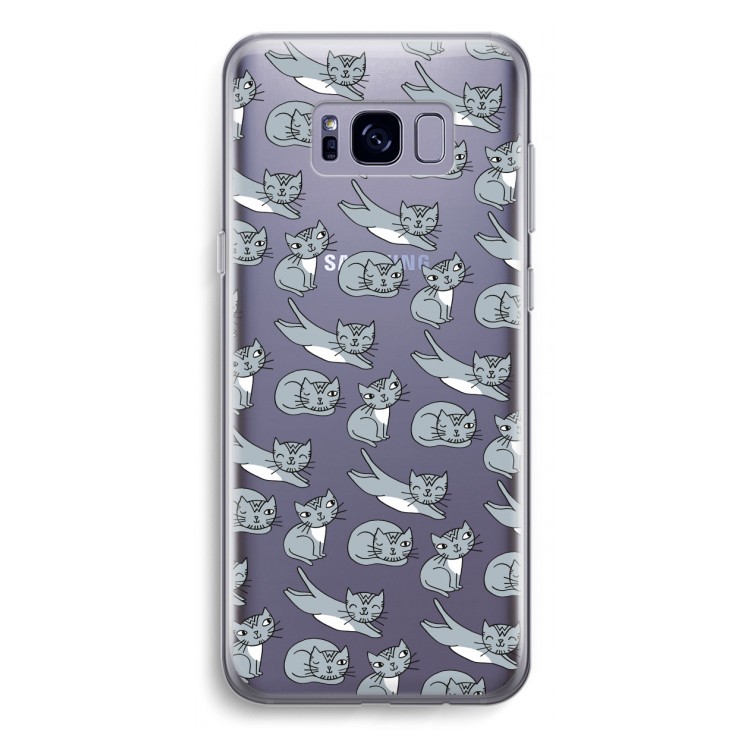 Poezen: Samsung Galaxy S8 Plus Transparant Hoesje