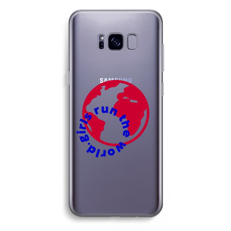 Run The World: Samsung Galaxy S8 Plus Transparant Hoesje