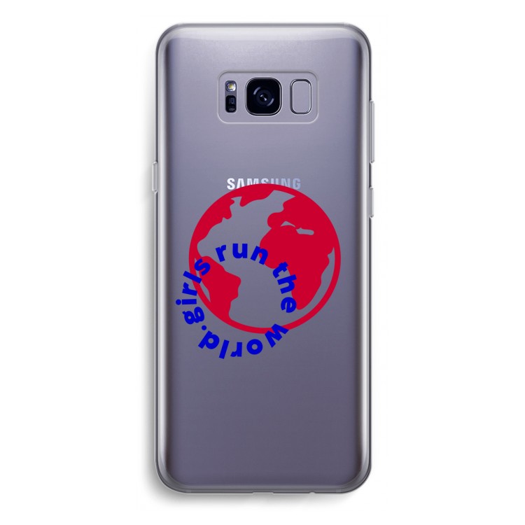 Run The World: Samsung Galaxy S8 Plus Transparant Hoesje