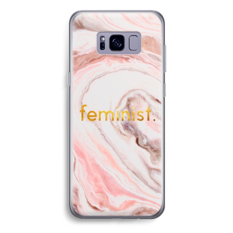 Feminist: Samsung Galaxy S8 Plus Transparant Hoesje