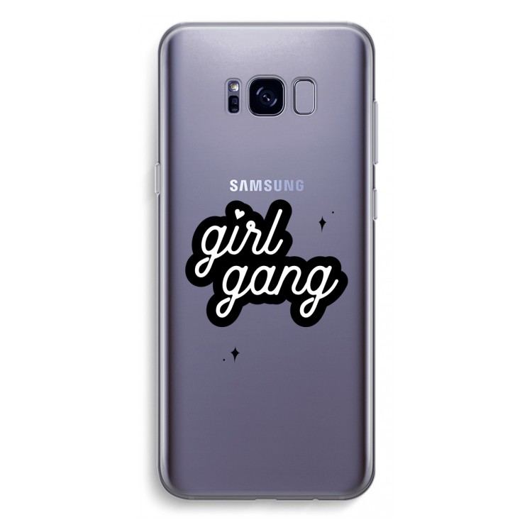 Girl Gang: Samsung Galaxy S8 Plus Transparant Hoesje