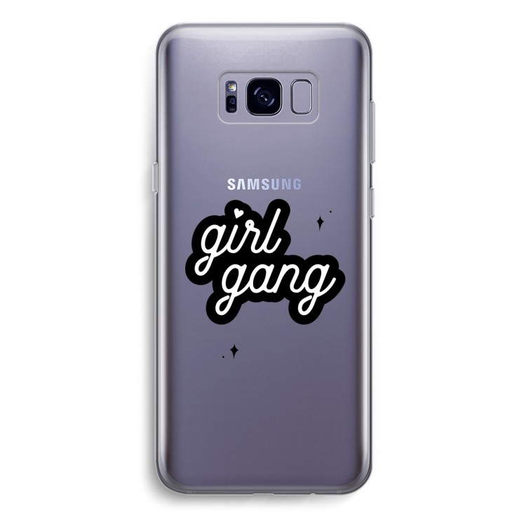 Girl Gang: Samsung Galaxy S8 Plus Transparant Hoesje