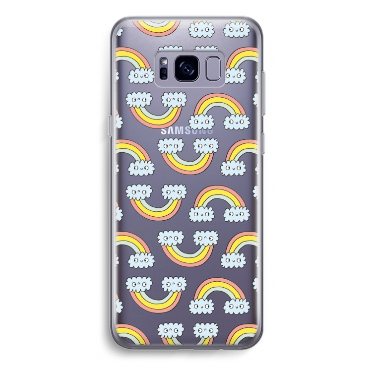 Regenboog: Samsung Galaxy S8 Plus Transparant Hoesje