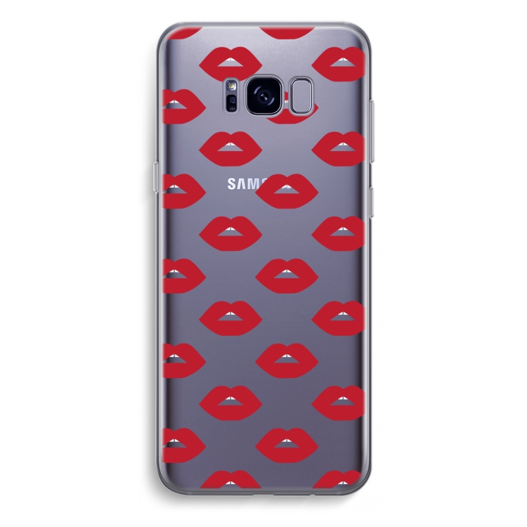 Lips: Samsung Galaxy S8 Plus Transparant Hoesje