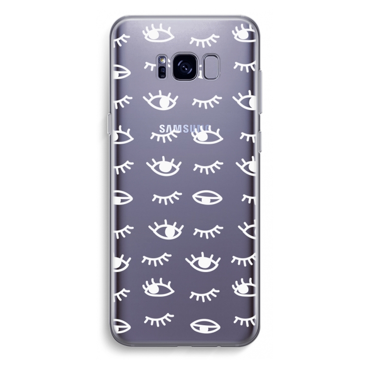 Eye pattern #3: Samsung Galaxy S8 Plus Transparant Hoesje