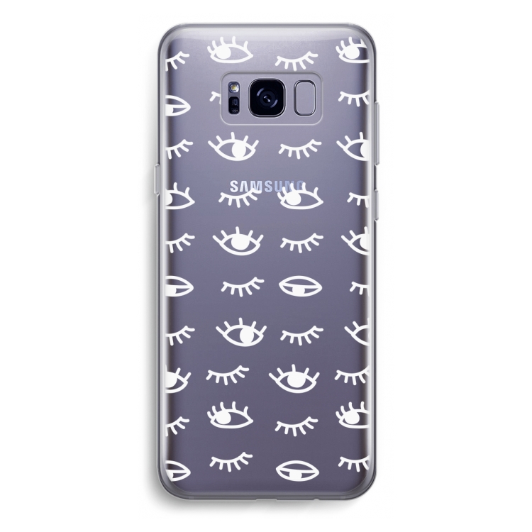 Eye pattern #3: Samsung Galaxy S8 Plus Transparant Hoesje