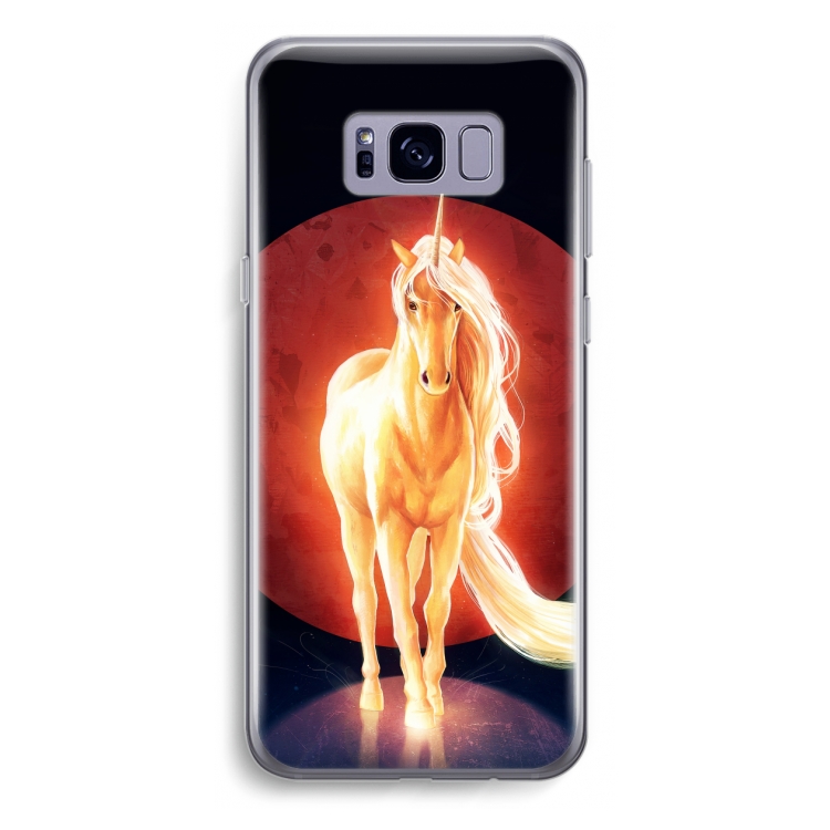 Last Unicorn: Samsung Galaxy S8 Plus Transparant Hoesje
