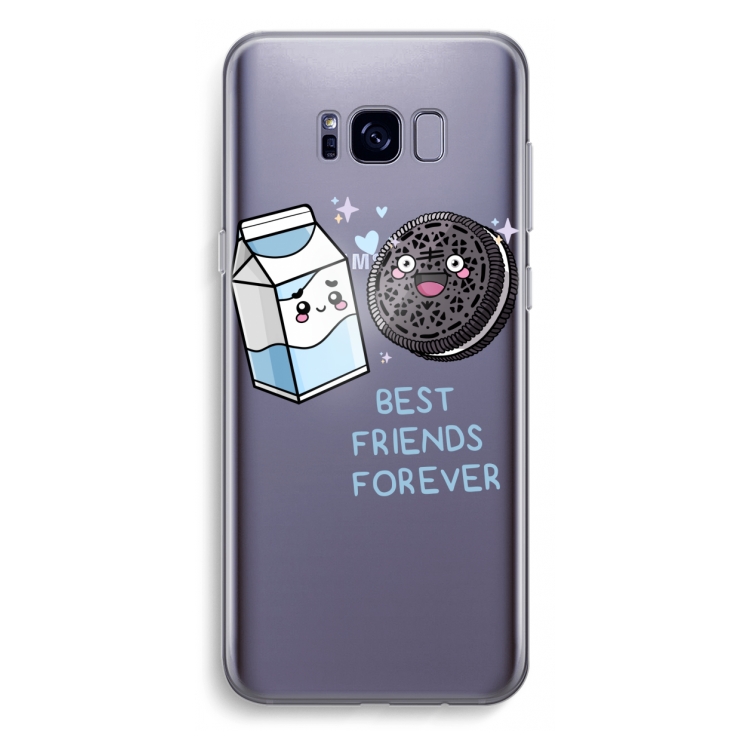 Best Friend Forever: Samsung Galaxy S8 Plus Transparant Hoesje