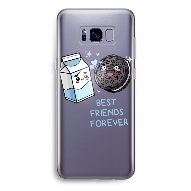 Best Friend Forever: Samsung Galaxy S8 Plus Transparant Hoesje