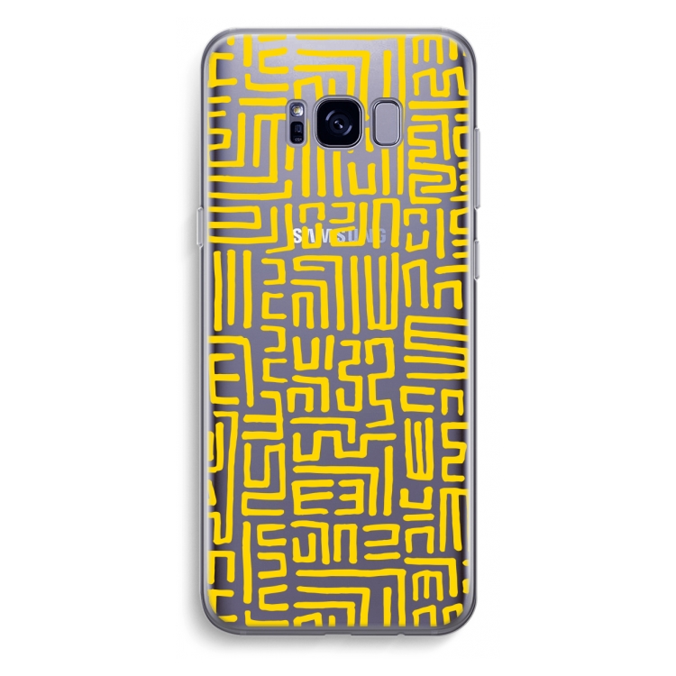 Majorelle Blue Print: Samsung Galaxy S8 Plus Transparant Hoesje
