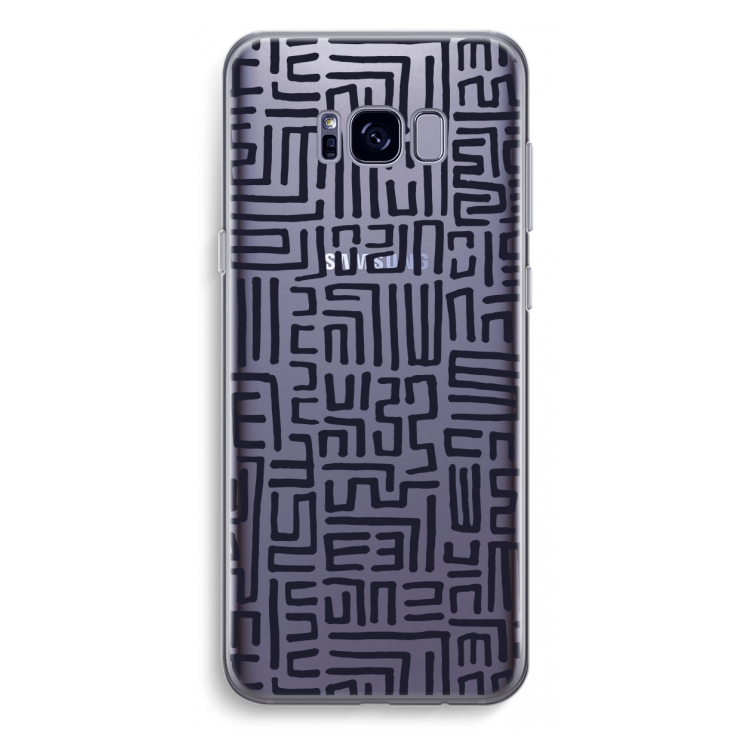 Moroccan Print: Samsung Galaxy S8 Plus Transparant Hoesje