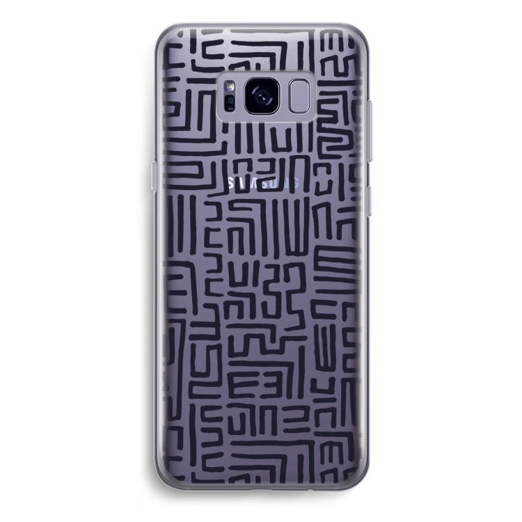 Moroccan Print: Samsung Galaxy S8 Plus Transparant Hoesje