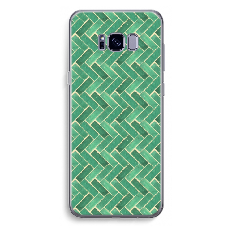 Moroccan tiles 2: Samsung Galaxy S8 Plus Transparant Hoesje