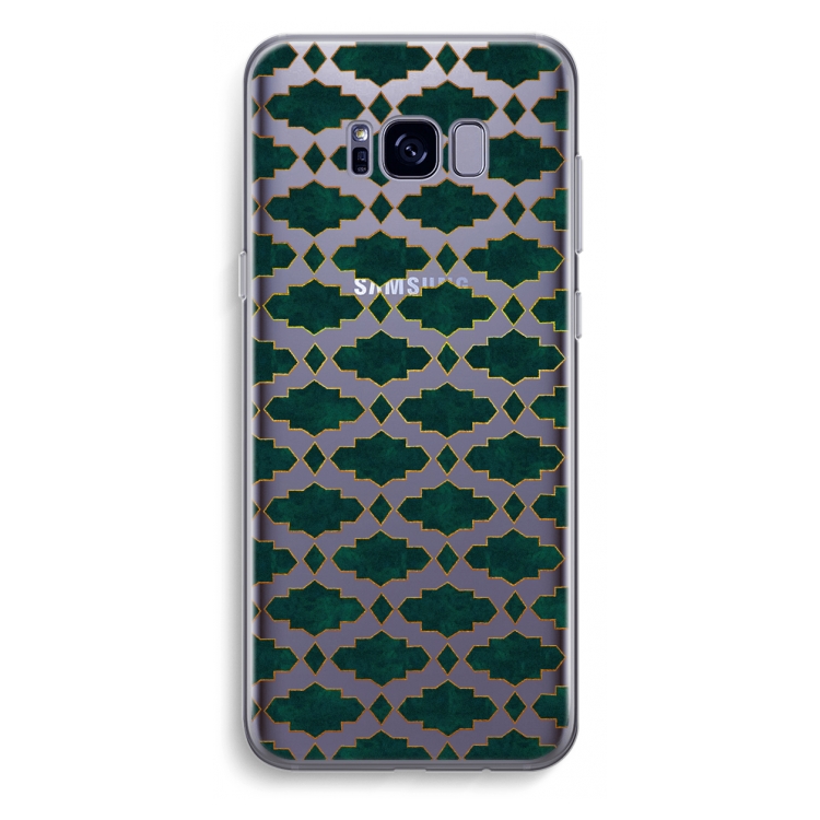 Moroccan tiles: Samsung Galaxy S8 Plus Transparant Hoesje