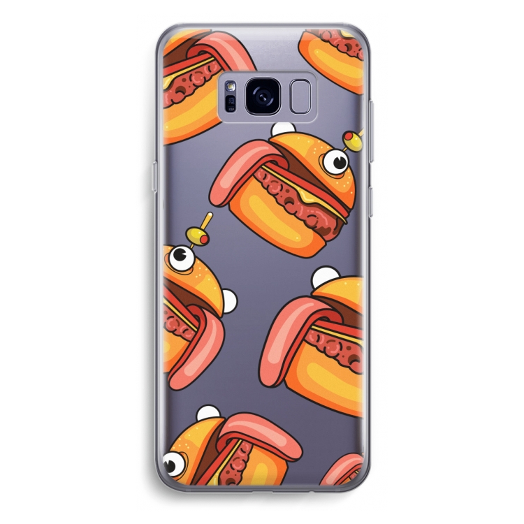 Hamburger: Samsung Galaxy S8 Plus Transparant Hoesje