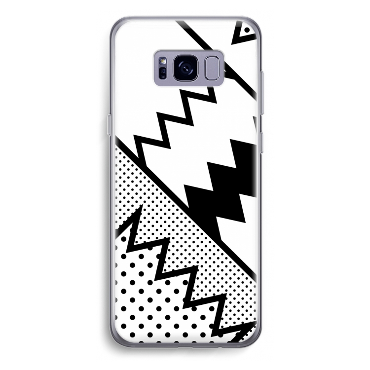 Pop Art #5: Samsung Galaxy S8 Plus Transparant Hoesje