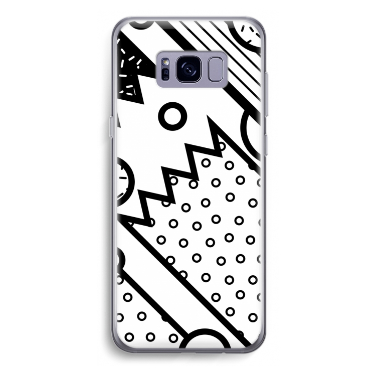 Pop Art #4: Samsung Galaxy S8 Plus Transparant Hoesje