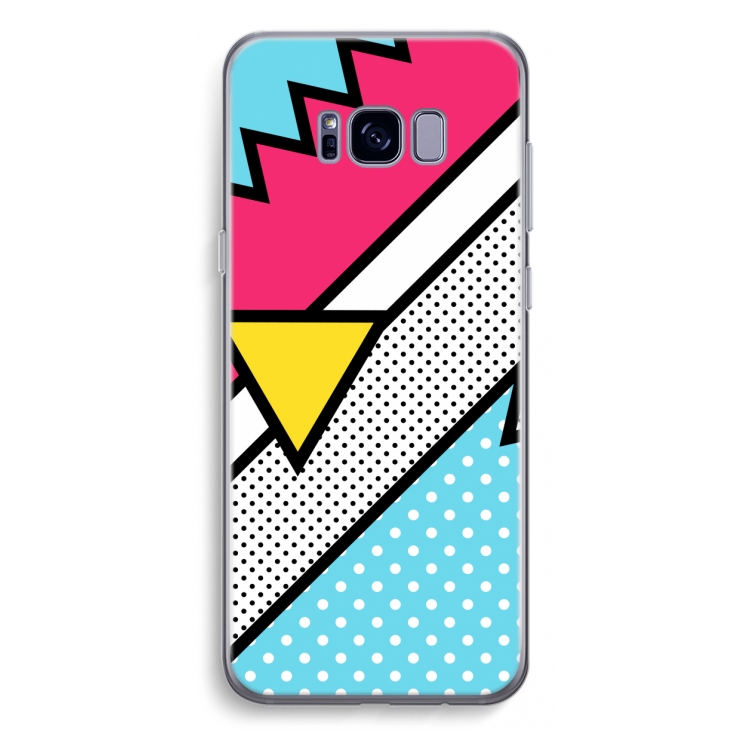Pop Art #3: Samsung Galaxy S8 Plus Transparant Hoesje