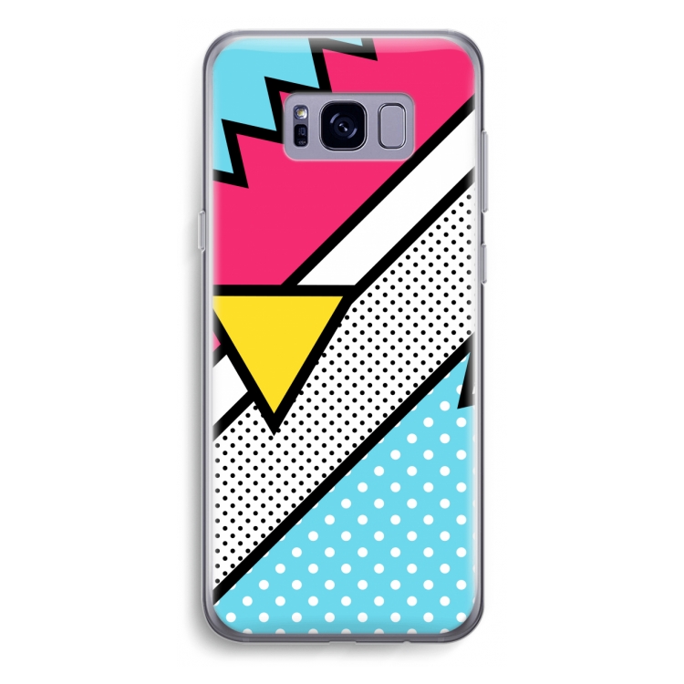 Pop Art #3: Samsung Galaxy S8 Plus Transparant Hoesje