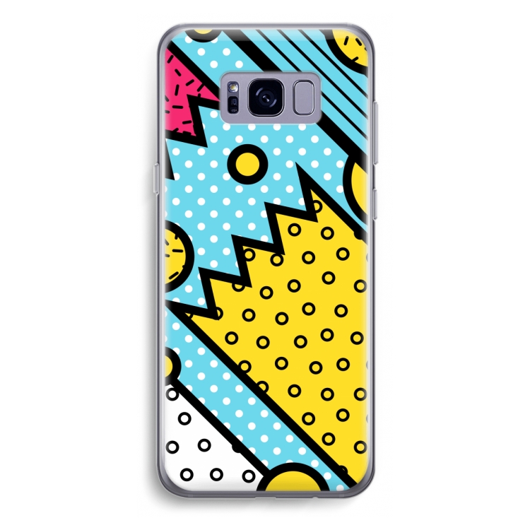 Pop Art #1: Samsung Galaxy S8 Plus Transparant Hoesje