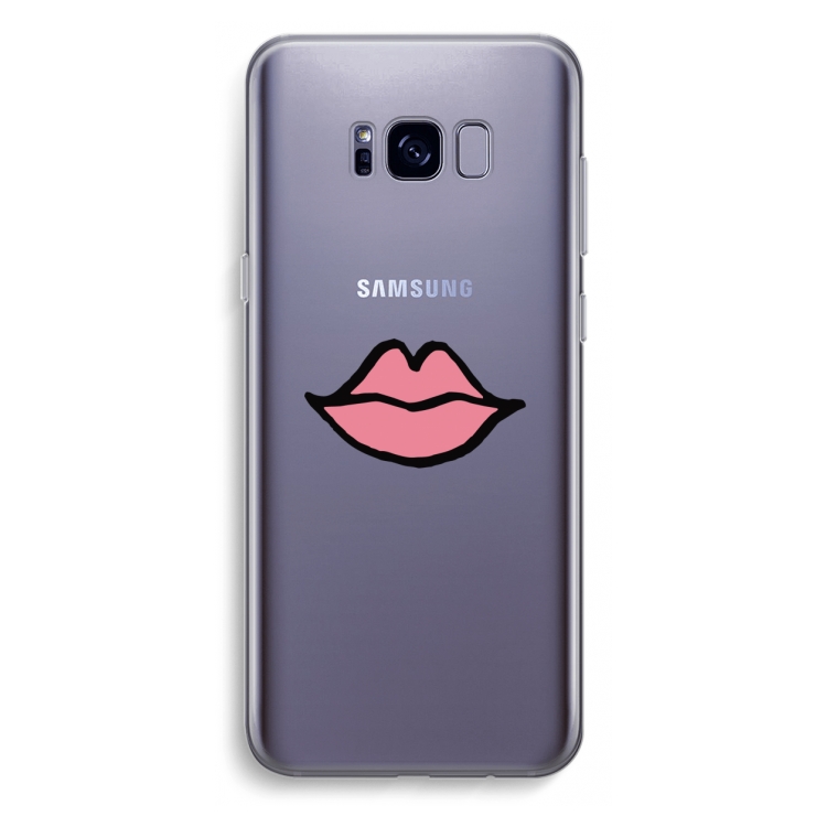 Kusje: Samsung Galaxy S8 Plus Transparant Hoesje