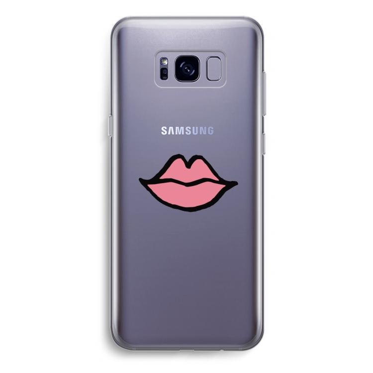 Kusje: Samsung Galaxy S8 Plus Transparant Hoesje