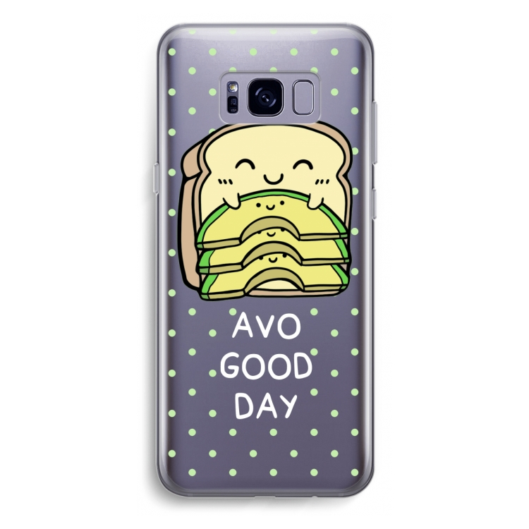 Avo Good Day: Samsung Galaxy S8 Plus Transparant Hoesje