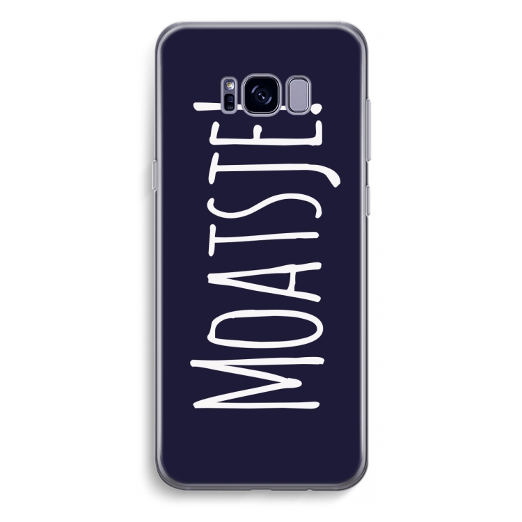 Moatsje!: Samsung Galaxy S8 Plus Transparant Hoesje