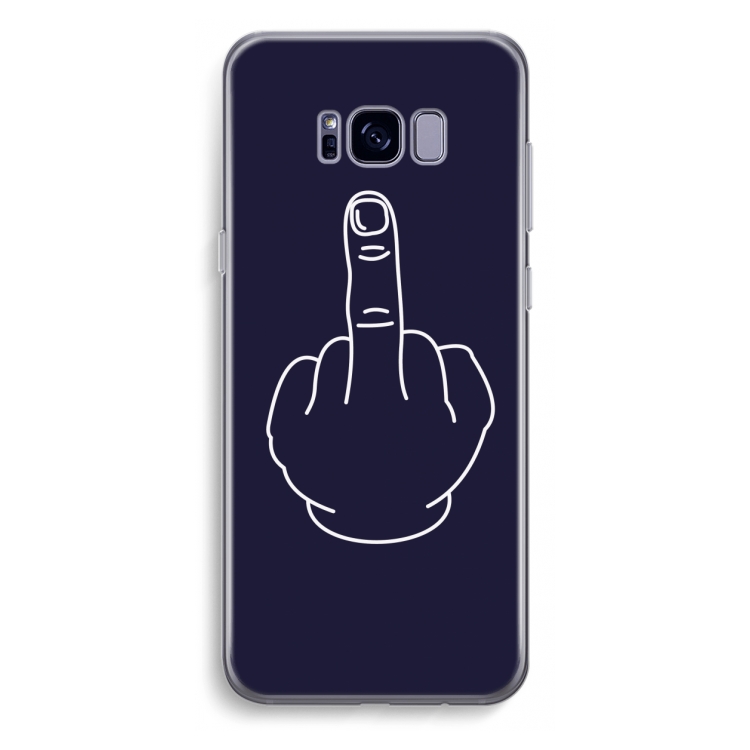 F**k U: Samsung Galaxy S8 Plus Transparant Hoesje