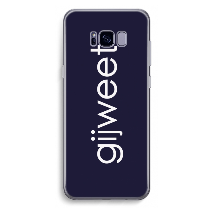 Gijweet: Samsung Galaxy S8 Plus Transparant Hoesje