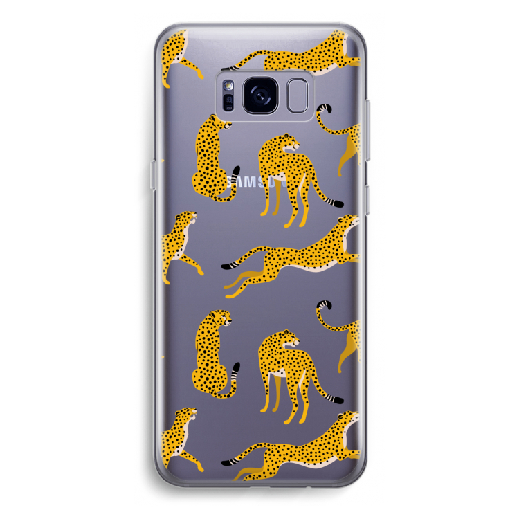 Luipaard: Samsung Galaxy S8 Plus Transparant Hoesje