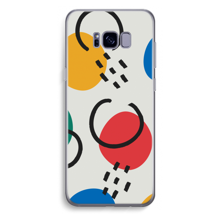 Illustratieve pop 3: Samsung Galaxy S8 Plus Transparant Hoesje