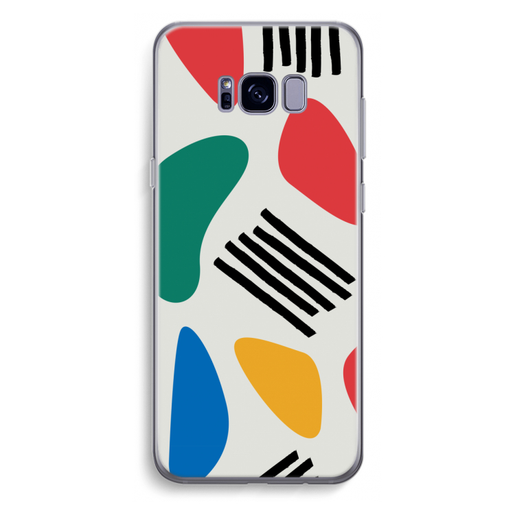 Illustratieve pop 1: Samsung Galaxy S8 Plus Transparant Hoesje