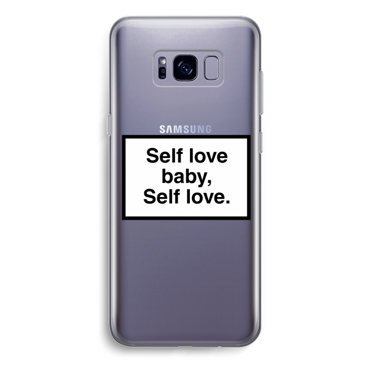Self love: Samsung Galaxy S8 Plus Transparant Hoesje