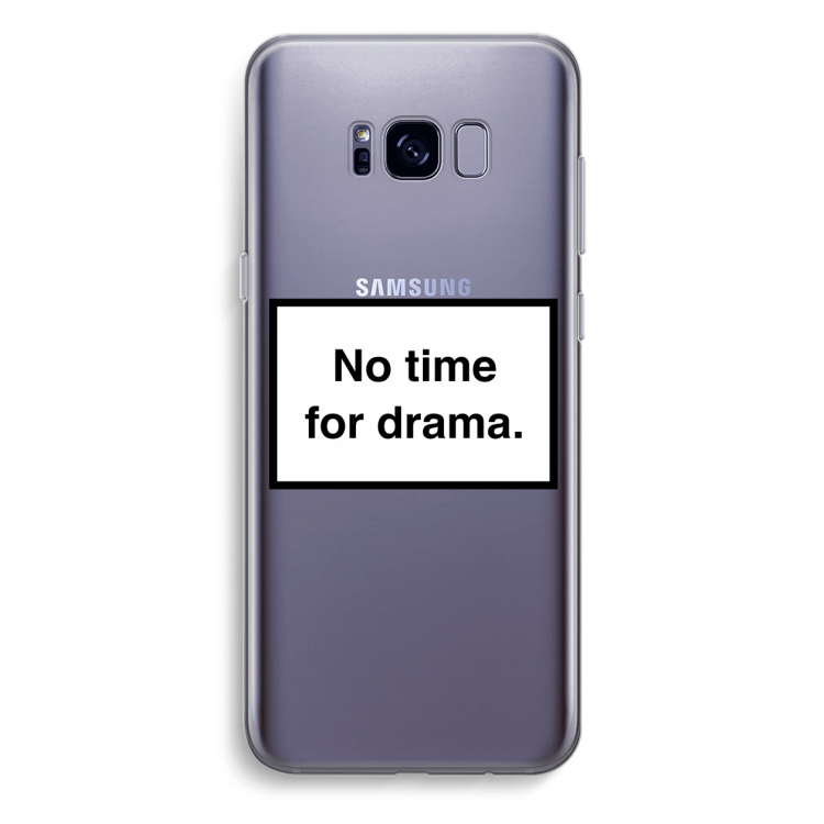 No drama: Samsung Galaxy S8 Plus Transparant Hoesje