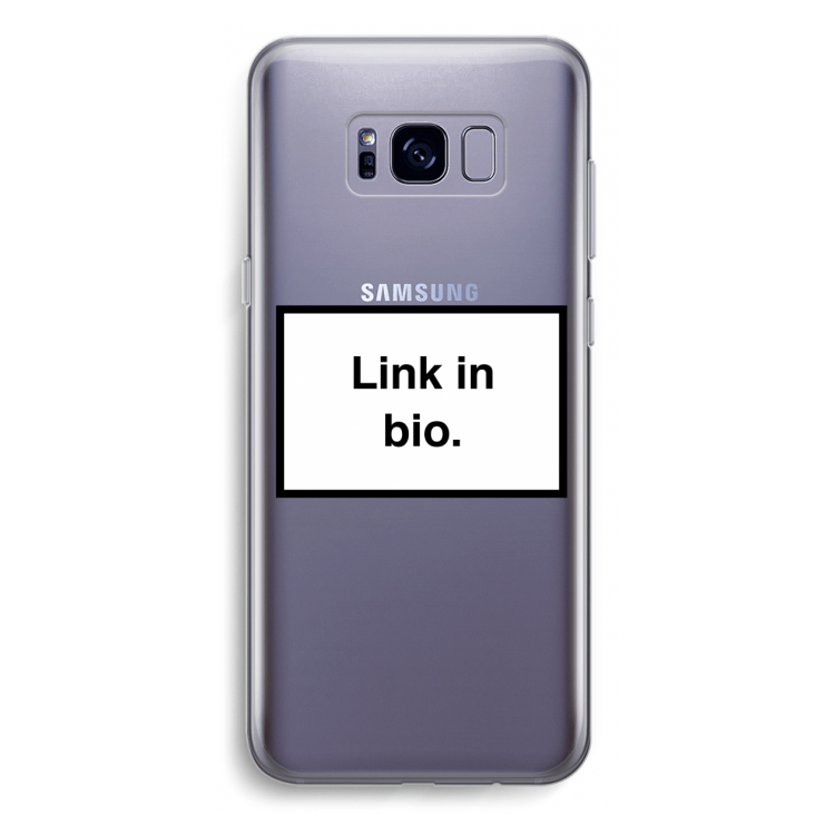 Link in bio: Samsung Galaxy S8 Plus Transparant Hoesje