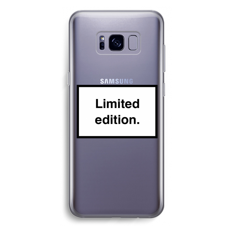 Limited edition: Samsung Galaxy S8 Plus Transparant Hoesje