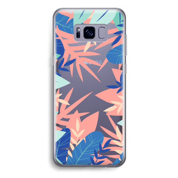 Tropisch: Samsung Galaxy S8 Plus Transparant Hoesje