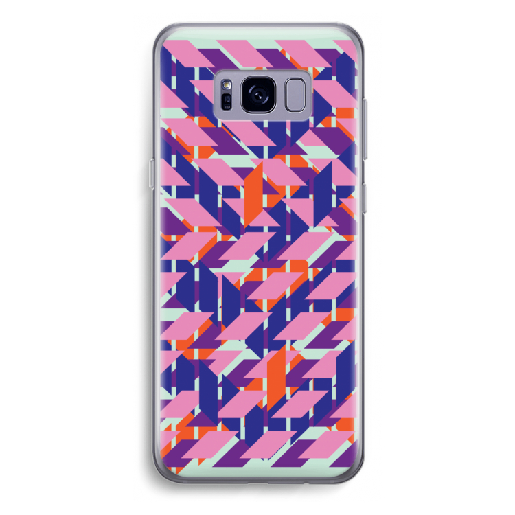 Skew Blush 3: Samsung Galaxy S8 Plus Transparant Hoesje