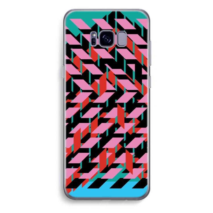 Skew Blush 2: Samsung Galaxy S8 Plus Transparant Hoesje