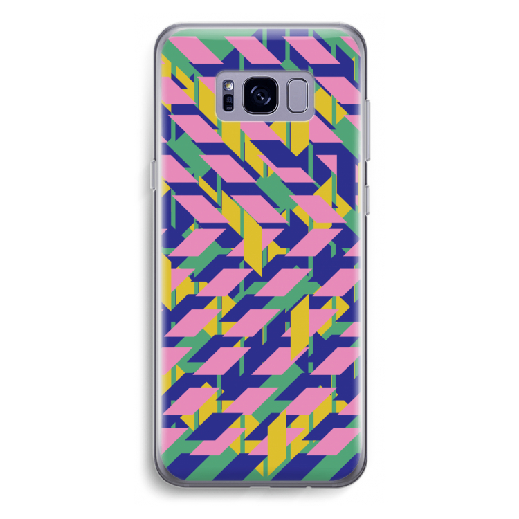 Skew Blush 1: Samsung Galaxy S8 Plus Transparant Hoesje