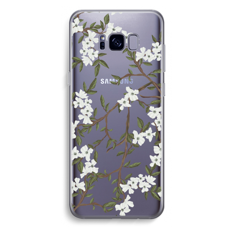 Blossoming spring: Samsung Galaxy S8 Plus Transparant Hoesje