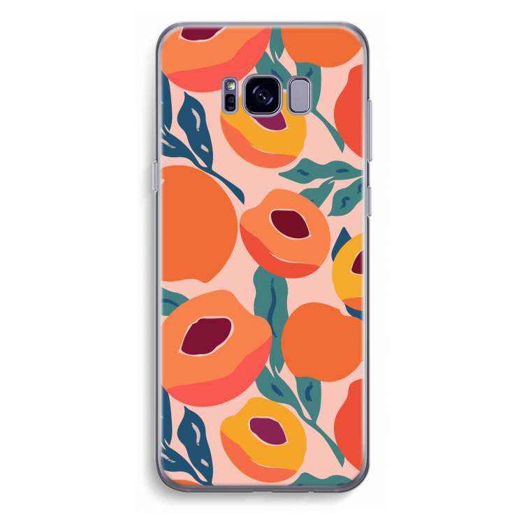 Perzik: Samsung Galaxy S8 Plus Transparant Hoesje