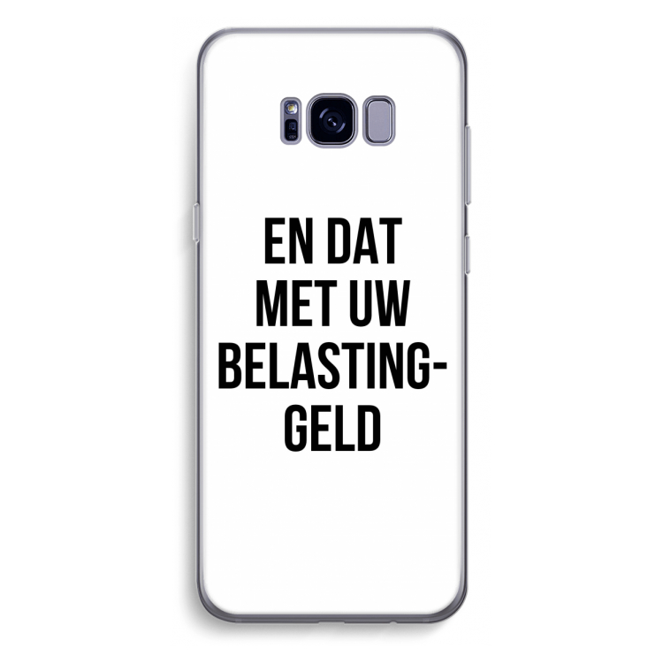 Belastinggeld: Samsung Galaxy S8 Plus Transparant Hoesje