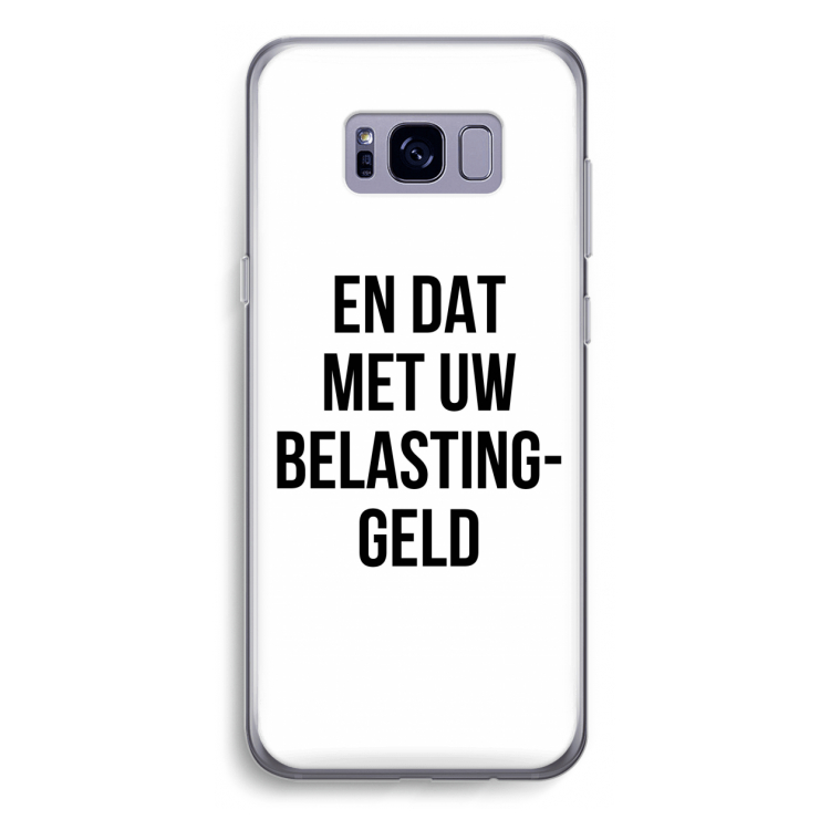 Belastinggeld: Samsung Galaxy S8 Plus Transparant Hoesje