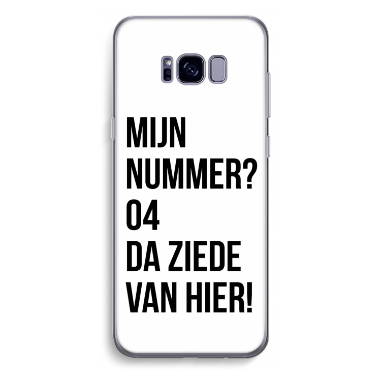 Da ziede van hier: Samsung Galaxy S8 Plus Transparant Hoesje